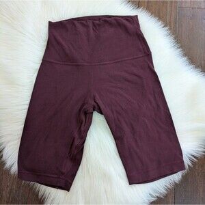 Lululemon Align Super High Rise Short Red Merlot Maroon Size 6 W7BHUS